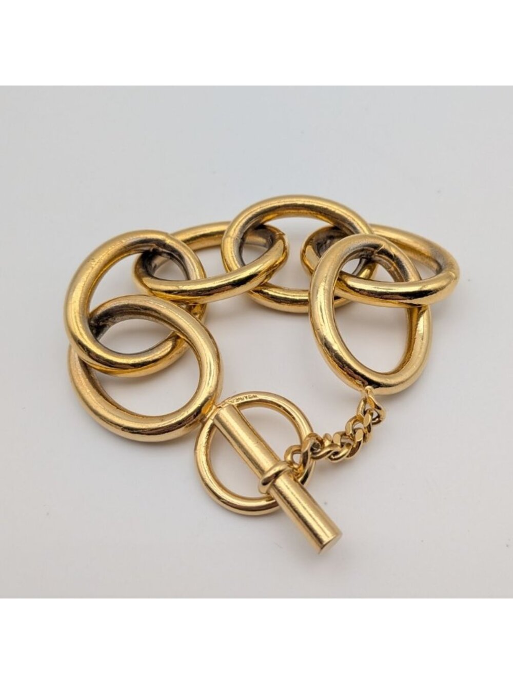 Chanel Chain Bracelet Gold Mantel First Era Vintage